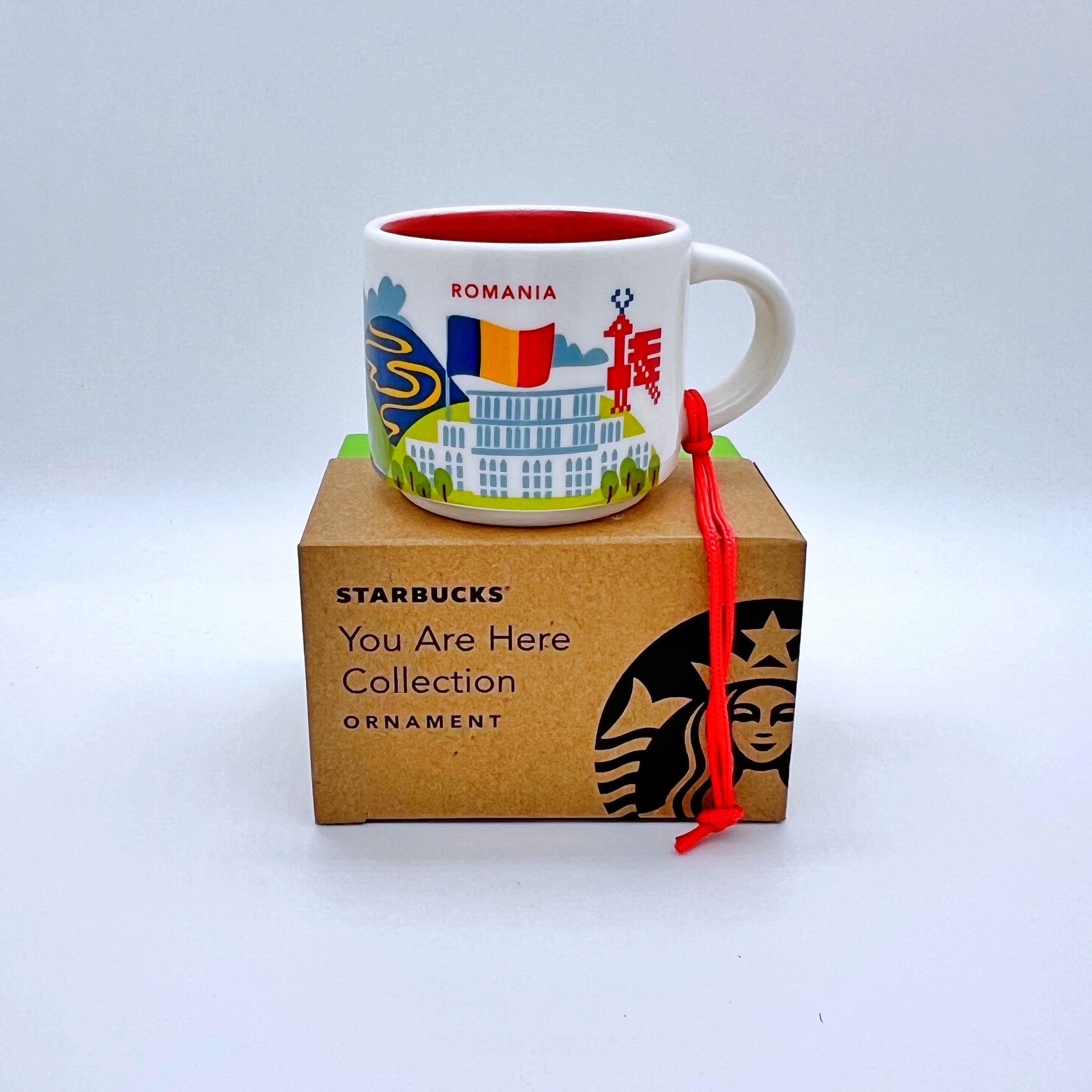 Romania Espresso Kaffeetasse Ornament