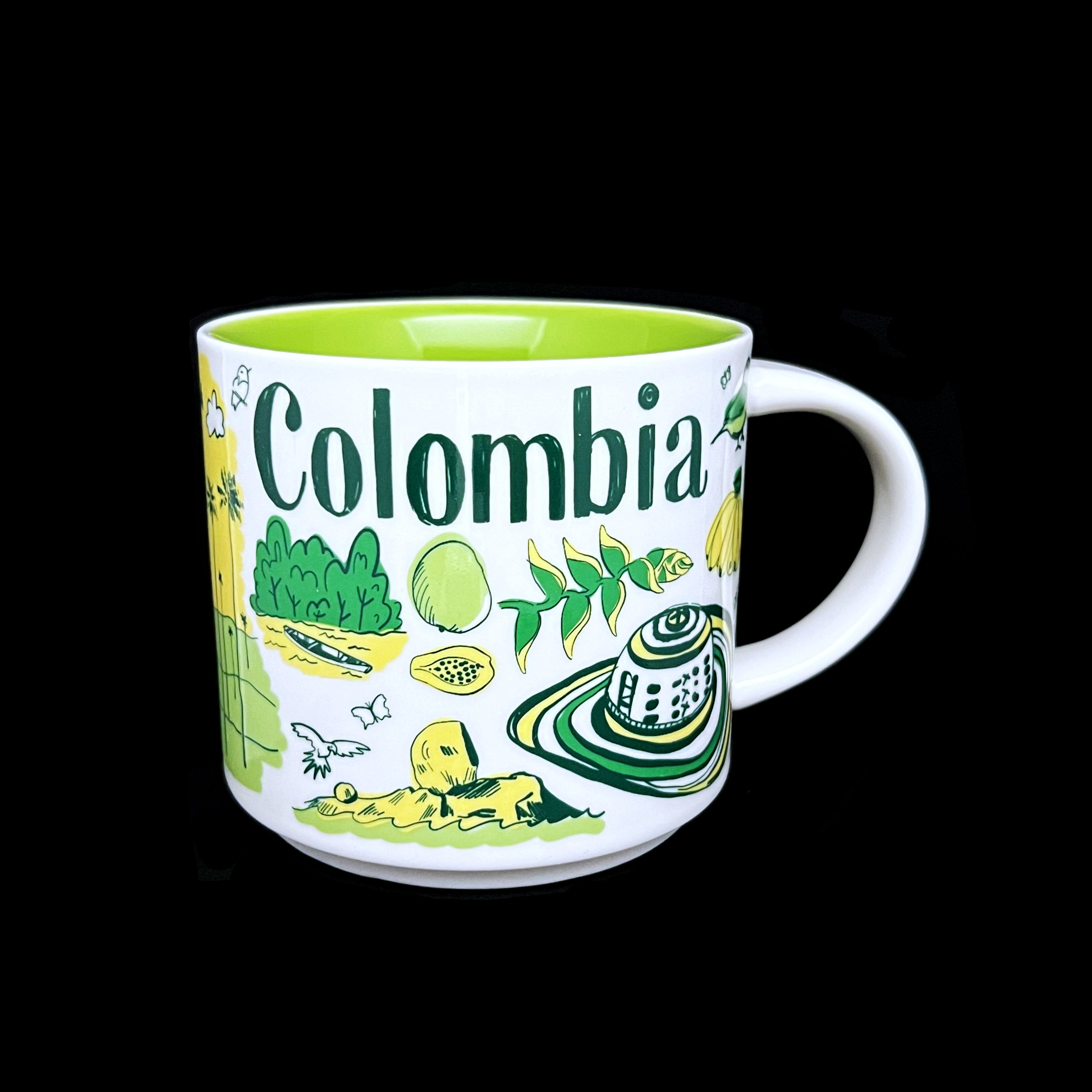 Starbucks Coffee Kaffee Tasse Tee Becher Bilder Motive Collectibles Cup Mug, Colombia, Kolumbien